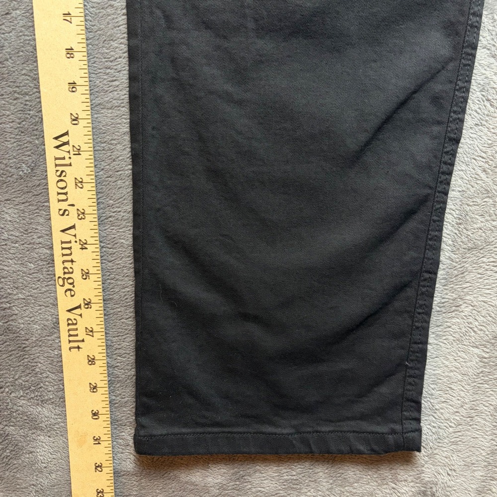 Hell Bunny Weston Womens XL Jeans Black Denim 40s 50s Vintage Rockabilly Pants - Picture 10 of 11
